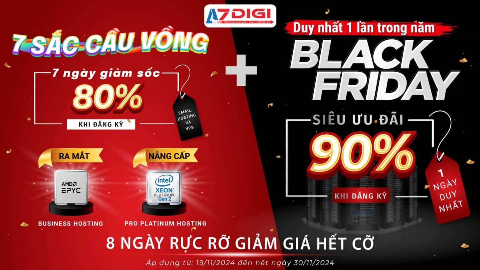 [AZDIGI] Black Friday 2024: 8 ngày rực rỡ, giảm giá hết cỡ!