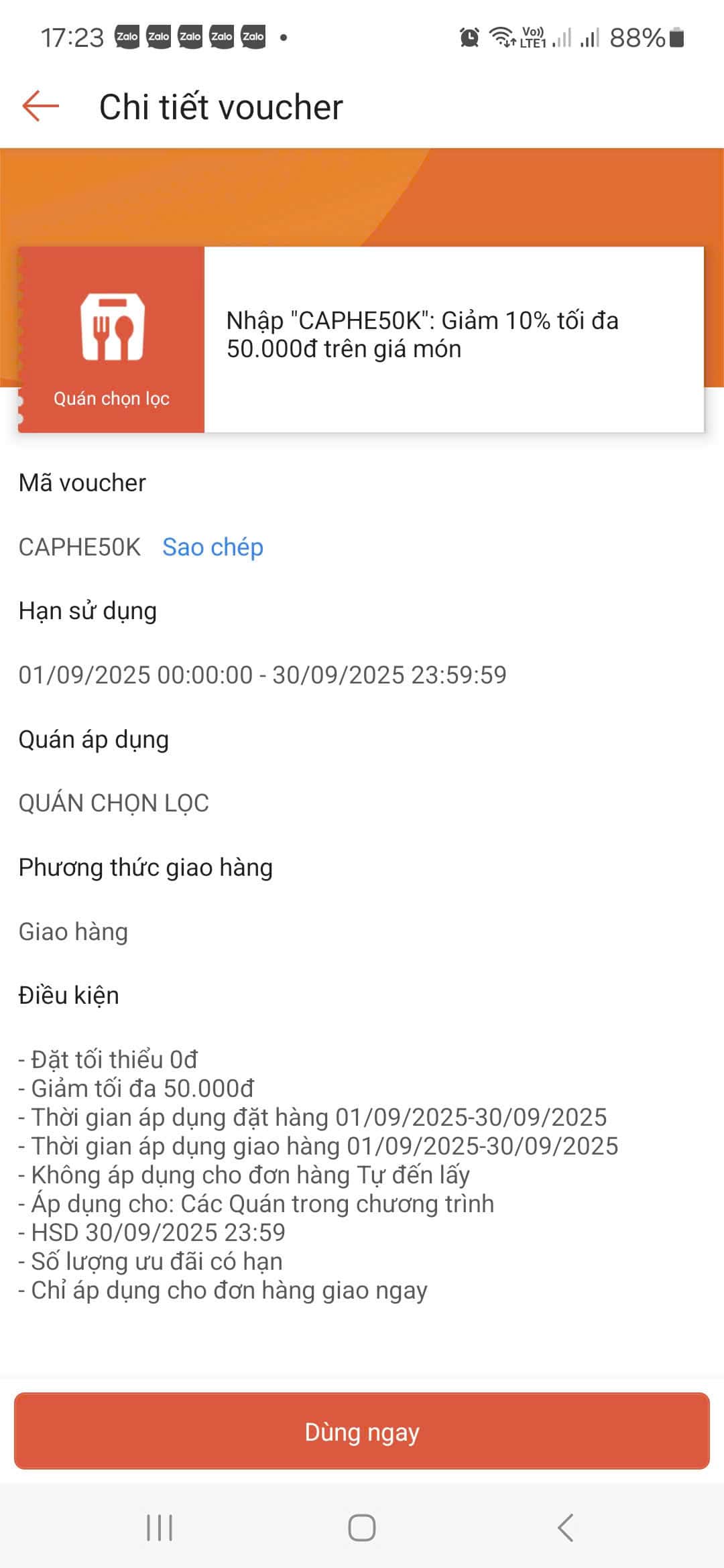 Voucher mã giảm giá, khuyến mãi lớn, giảm 10%, mã CAPHE50K, mã giảm giá nhà hàng, mã giảm giá ăn uống, mã giảm giá 50.000đ, mã giảm giá đặt hàng, mã giảm giá quán ăn, mã coupon hấp dẫn, mã khuyến mãi Trùm giảm giá.