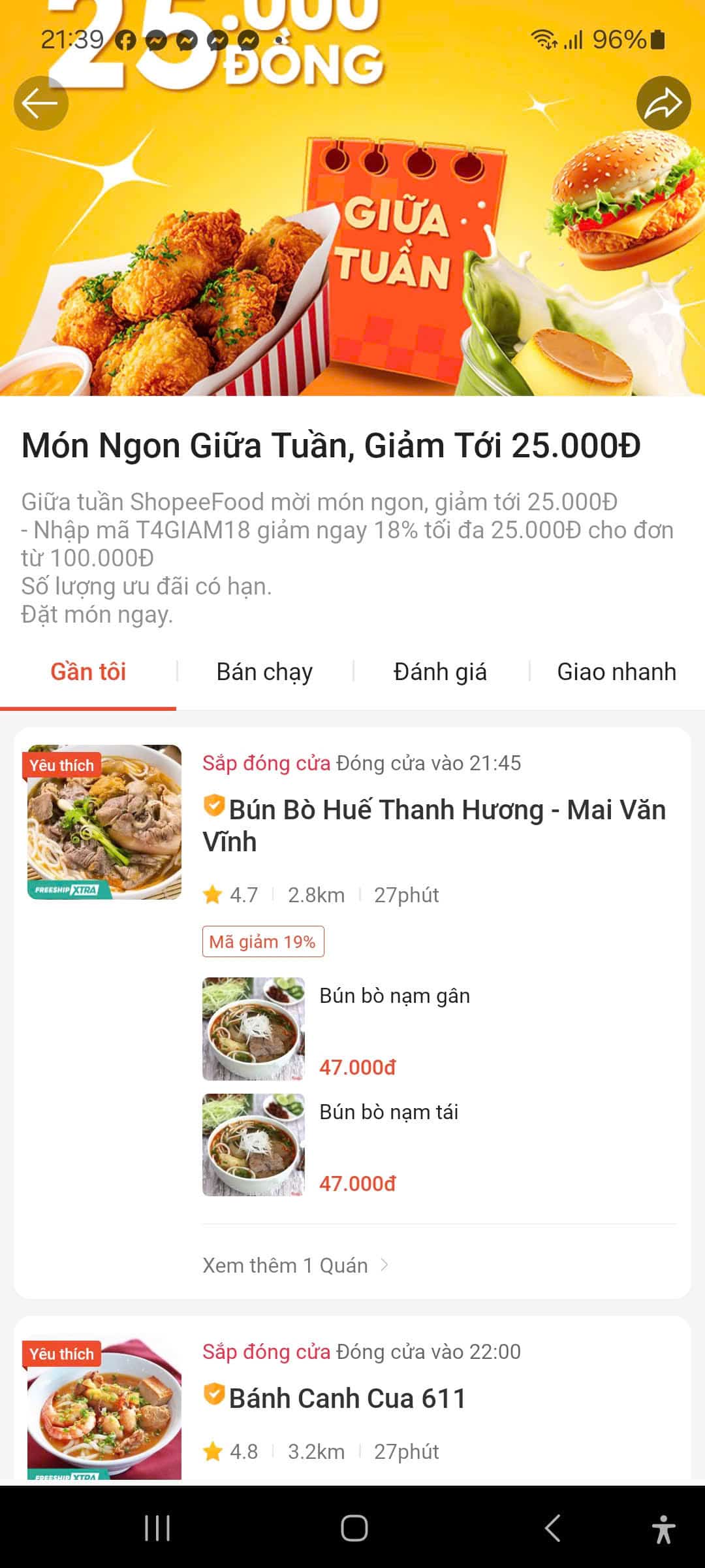 Mã giảm giá 18% vào các mã khuyến mãi giảm giá ăn uống trên Trùm giảm giá, tổng hợp mã giảm giá, ưu đãi quán ăn, nhà hàng.