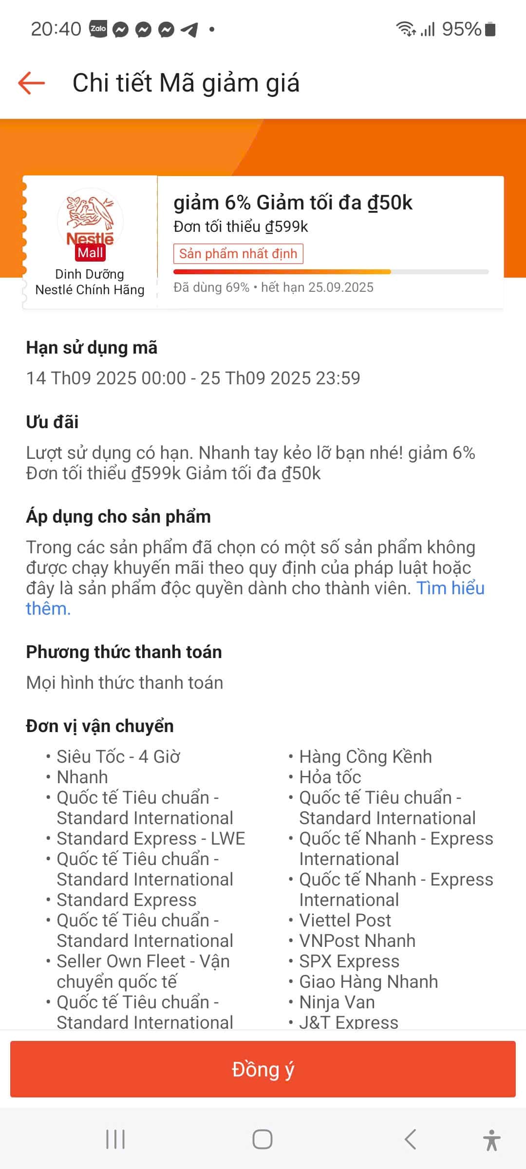 Voucher giảm giá Nestlé Mall, mã giảm giá 6% tối đa 50k, khuyến mãi hấp dẫn, ưu đãi mua sắm, mã giảm giá nhanh, tiết kiệm chi phí mua sắm online, mã giảm giá thực phẩm Nestlé.