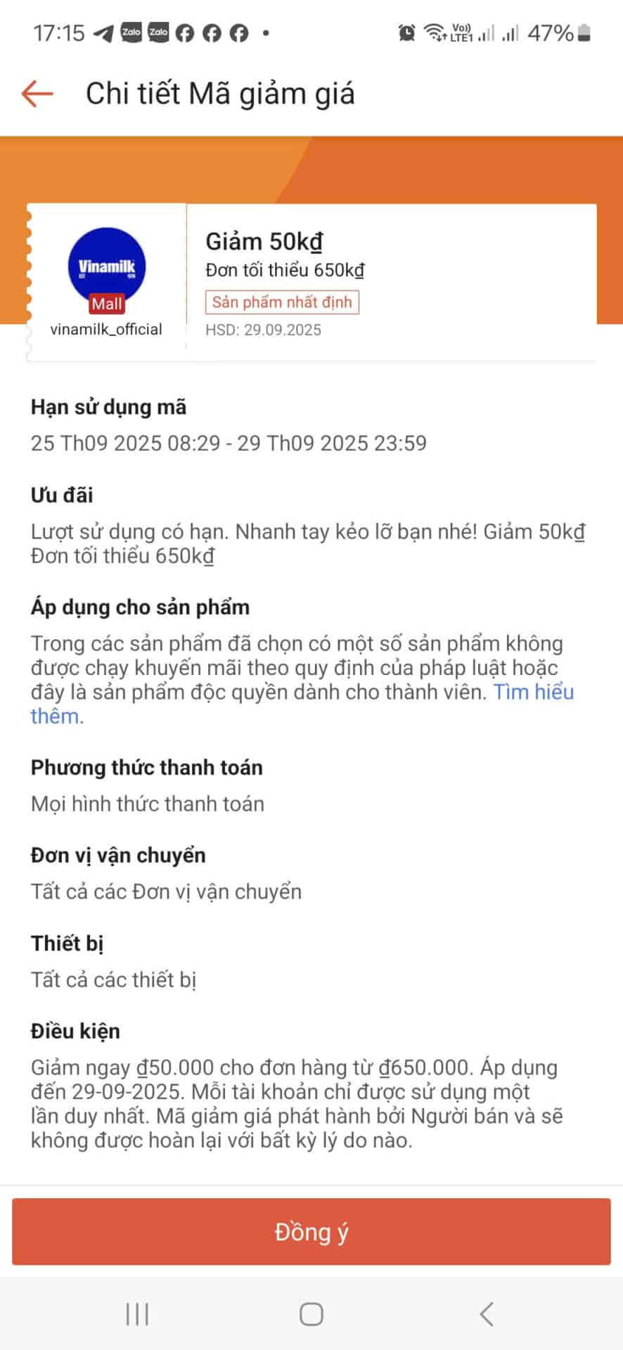 Giảm giá mã giảm giá Vinamilk, ưu đãi 50k, mã giảm giá sữa, khuyến mãi Vinamilk chính hãng, mã giảm giá có hạn tại Trùm giảm giá.