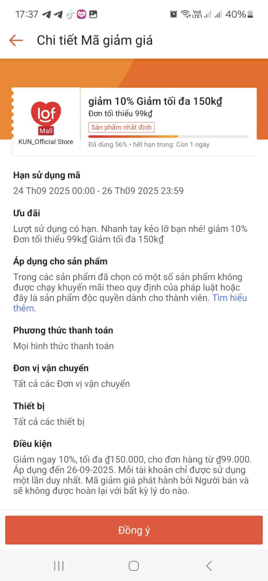 Giảm giá 10% mã giảm giá tối đa 150k cho đơn hàng từ 99k tại Trùm giảm giá, tổng hợp mã giảm giá khuyến mãi hấp dẫn.