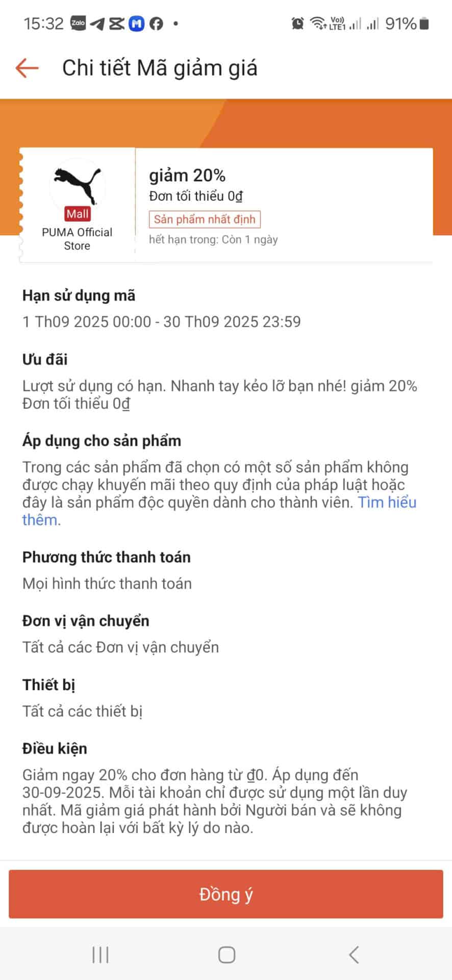 Giảm giá 20% mã giảm giá Puma chính hãng, khuyến mãi mua sắm, mã giảm giá giảm 20% cho đơn hàng trên Trùm giảm giá, cập nhật mã khuyến mãi đáng tin cậy, ưu đãi từ các thương hiệu nổi bật, săn mã giảm giá phù hợp cho mọi khách hàng.
