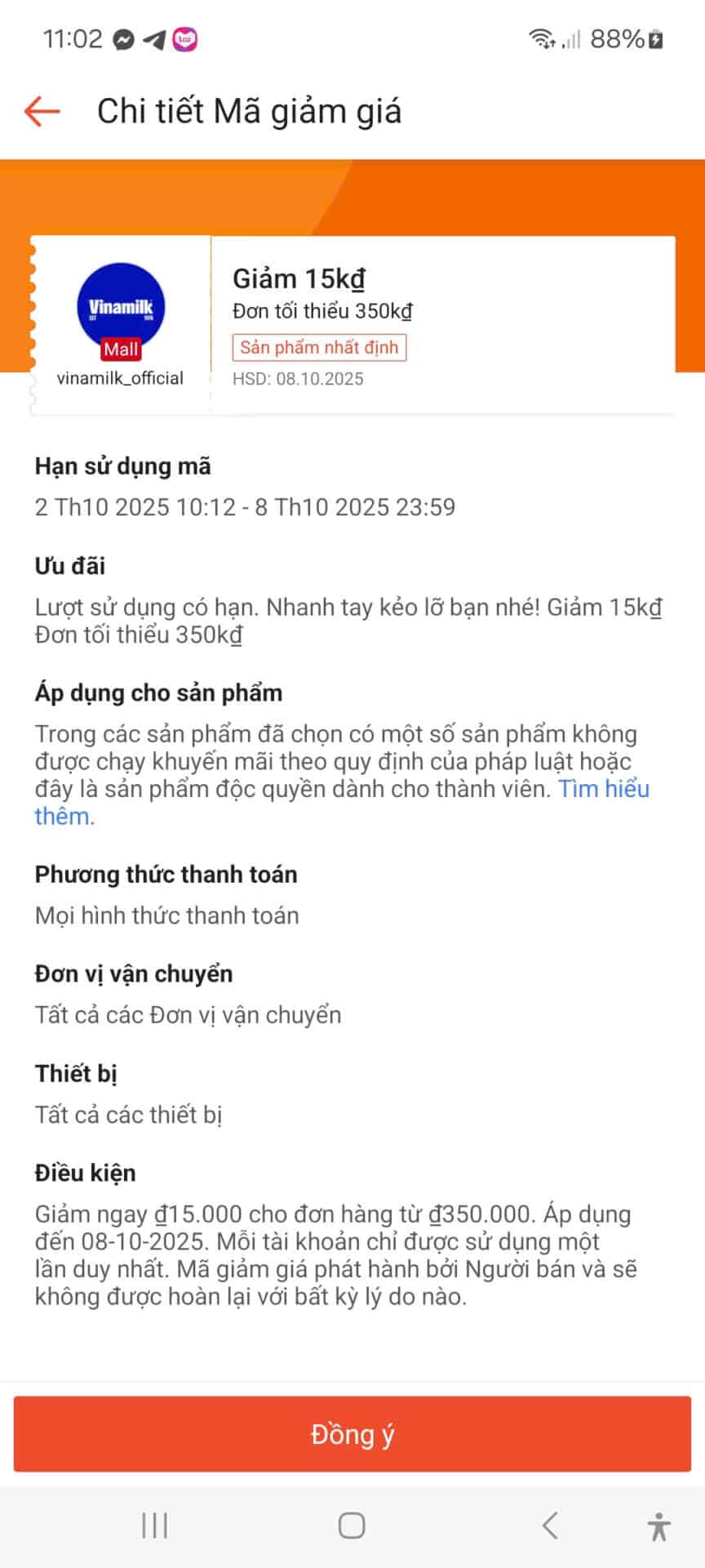 Giảm giá mã giảm giá cho sản phẩm, mã khuyến mãi, mã giảm giá Vinamilk lớn nhất. Cập nhật mã giảm giá mới nhất, ưu đãi hấp dẫn, giúp bạn tiết kiệm tối đa khi mua sắm online trên Trùm giảm giá.