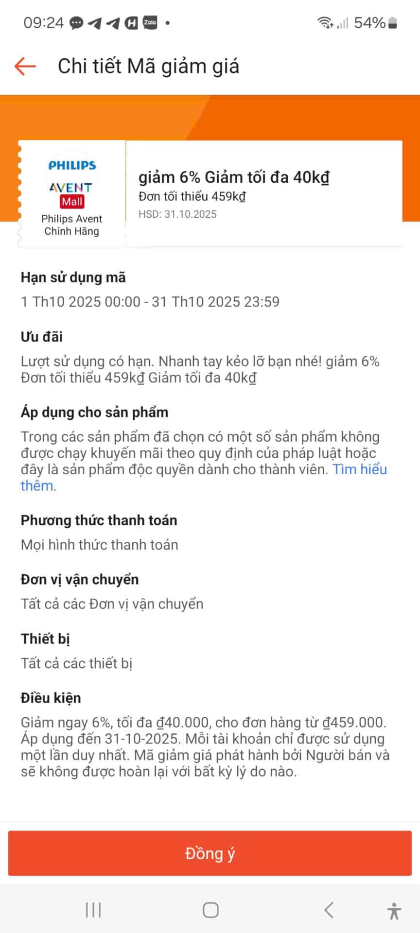 Giảm giá 6% mã giảm tối đa 40k cho sản phẩm điện tử chính hãng từ Trùm giảm giá, tổng hợp mã giảm giá, giảm giá nhanh chóng, áp dụng cho nhiều loại thiết bị và đơn hàng lớn, hạn sử dụng đến 31-10-2025.