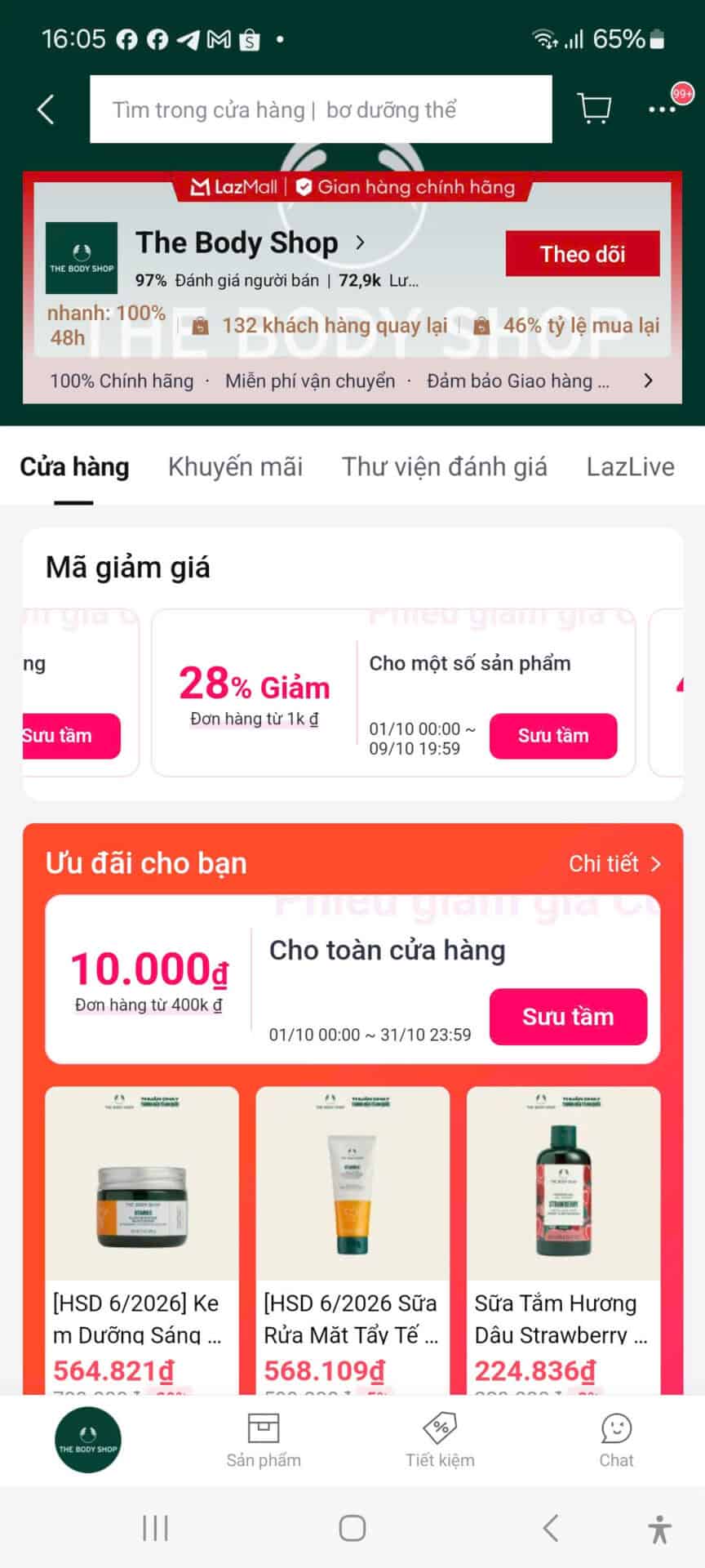 Giảm giá The Body Shop, mã giảm giá, ưu đãi mua sắm, mã giảm giá shop mỹ phẩm, mã giảm giá chăm sóc da, mã giảm giá mỹ phẩm chính hãng, giảm giá online, khuyến mãi The Body Shop, coupon giảm giá, mã khuyến mãi The Body Shop.