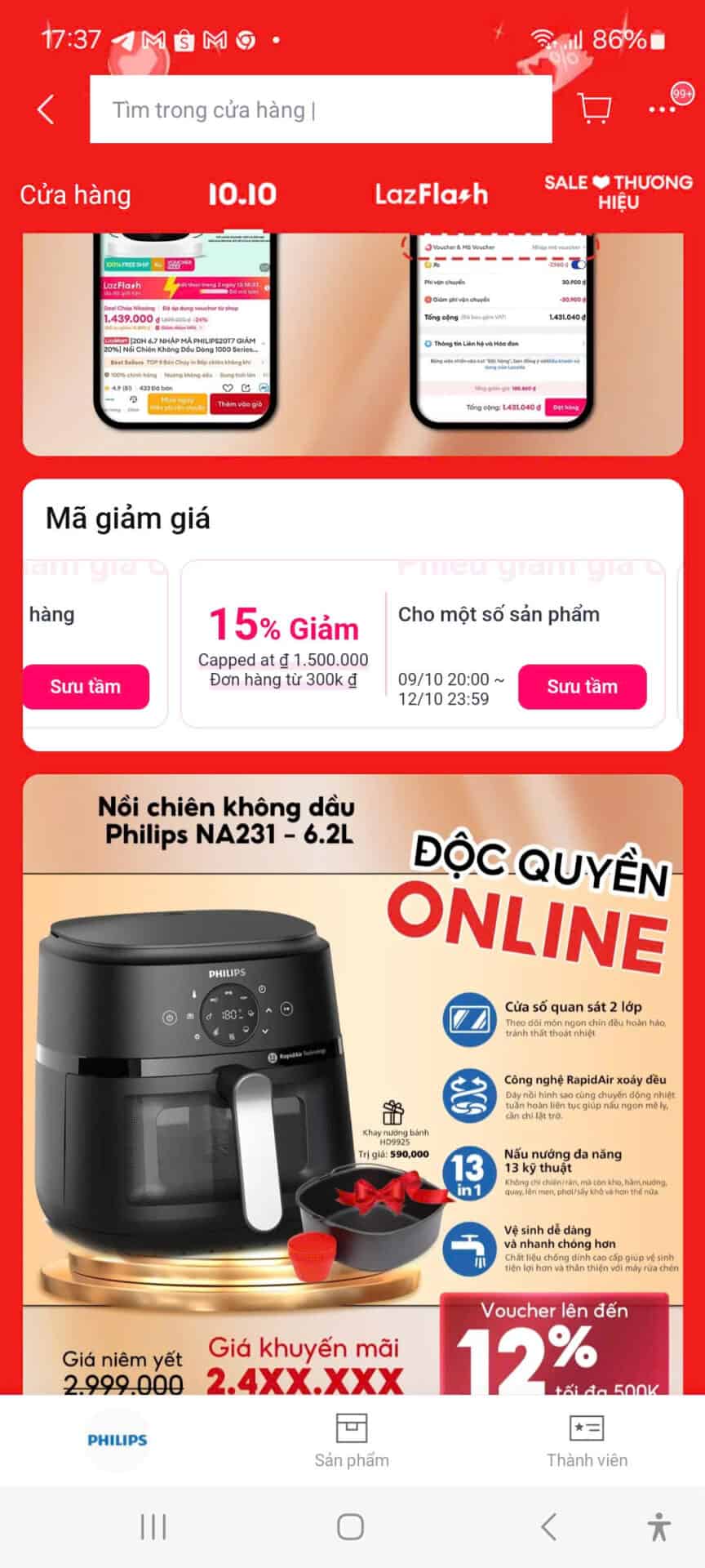 Nhãn ALT: Mã giảm giá, mã giảm giá trực tuyến, khuyến mãi, giảm giá cùng Trùm giảm giá, tổng hợp mã khuyến mãi, mã giảm giá các thương hiệu, giảm giá sản phẩm điện tử và gia dụng.