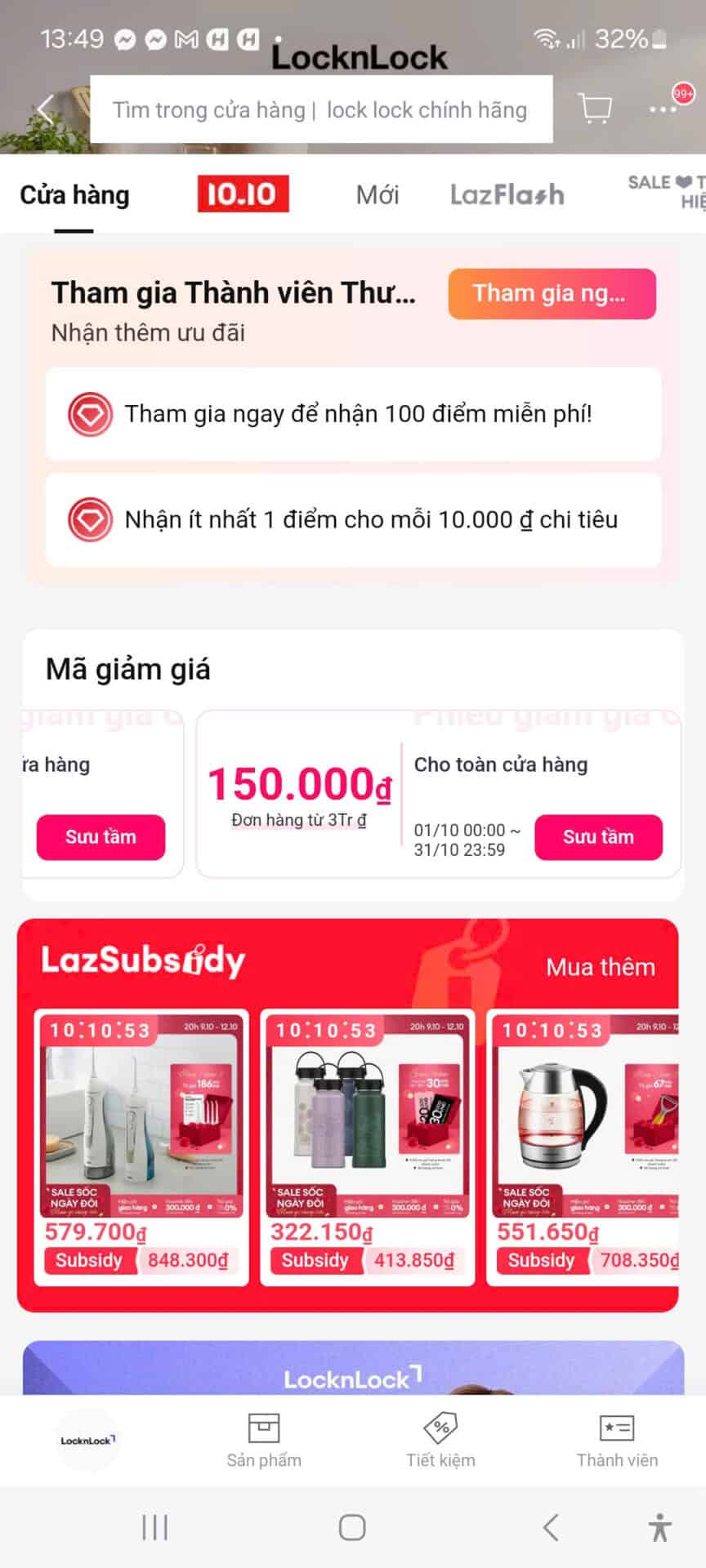 Đây là hình ảnh của trang web giảm giá và mã voucher trên Trùm giảm giá, tổng hợp mã giảm giá, đề xuất các chương trình khuyến mãi, giảm giá lớn cho các sản phẩm điện tử và gia dụng.