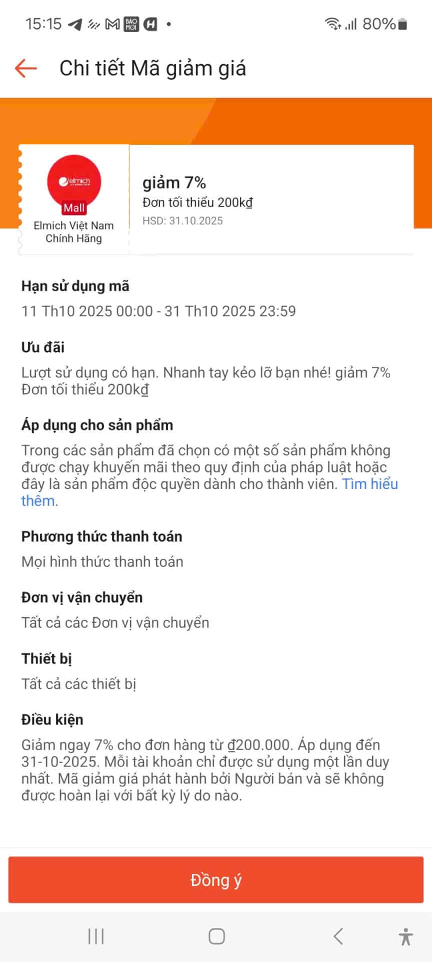 Giảm 7% cho đơn hàng từ 200.000đ tại Trùm giảm giá, mã giảm giá độc quyền, siêu ưu đãi, tiết kiệm chi phí mua sắm cao, mã khuyến mãi có hạn, sử dụng nhanh chóng và dễ dàng trên trang web trianmggia.com.