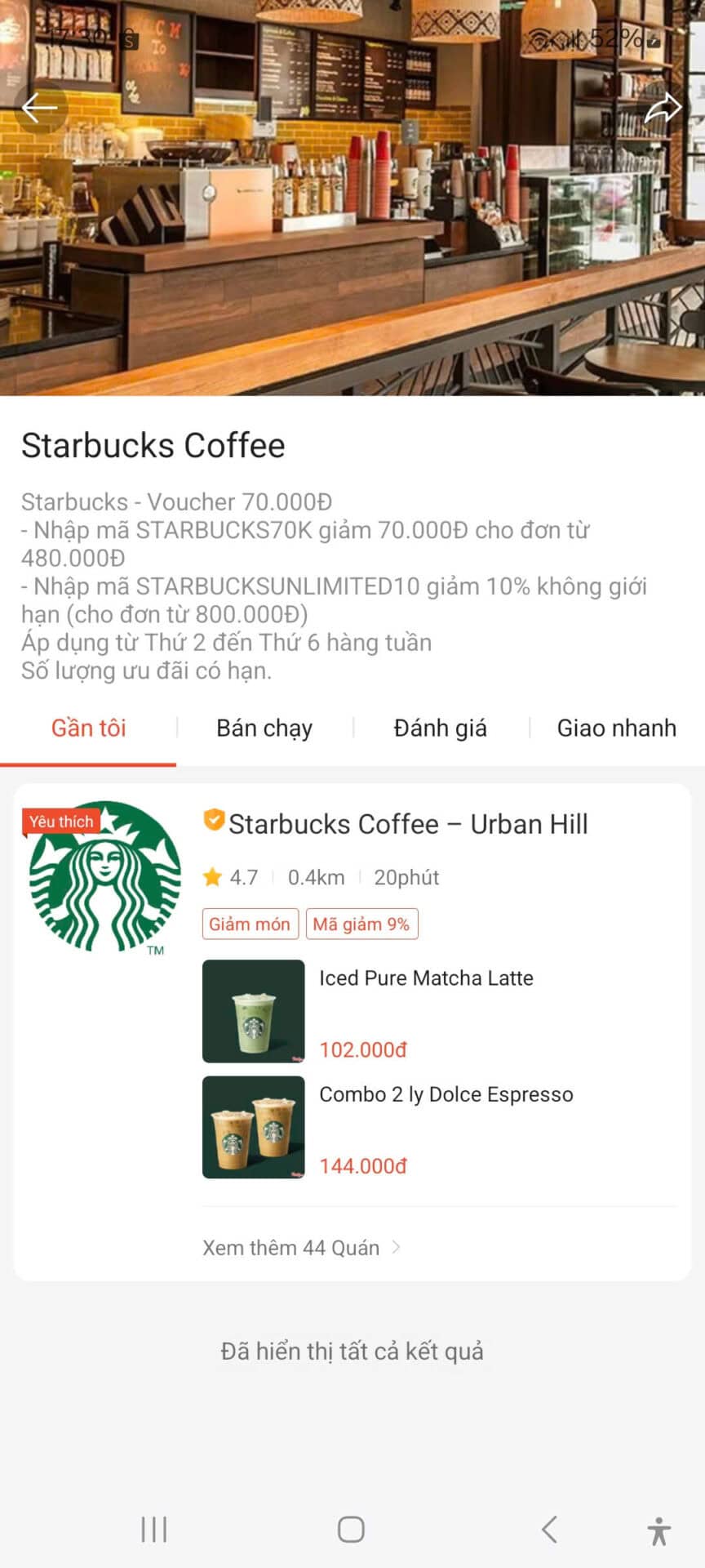 Ưu đãi mã giảm giá Starbucks, tìm kiếm mã giảm giá, voucher giảm giá và khuyến mãi đặc biệt từ Trùm giảm giá.