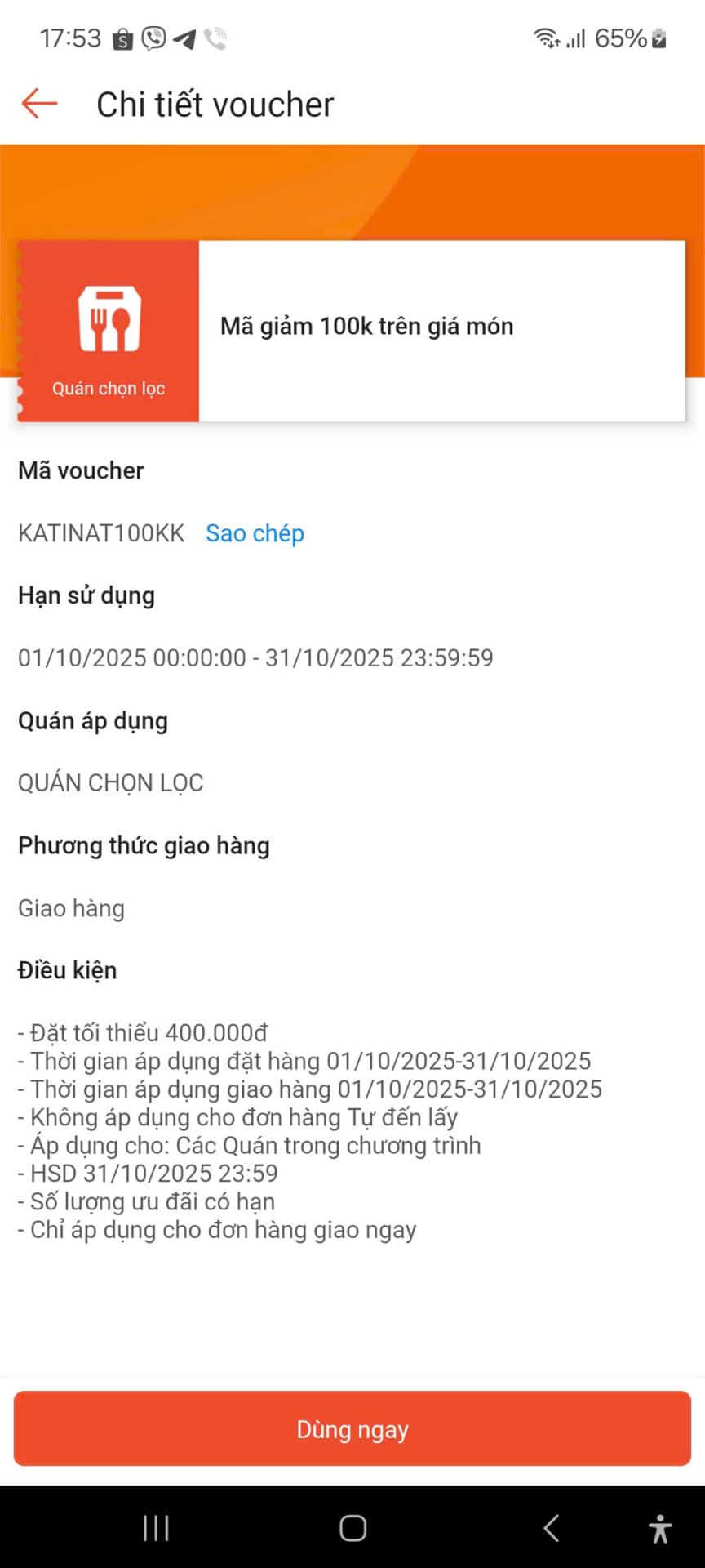 Mã giảm giá 100k trên thực phẩm, mã voucher giảm giá, mã coupon giảm 100.000đ, mã khuyến mãi giảm giá, ưu đãi đặc biệt cho khách hàng tại Trùm giảm giá.