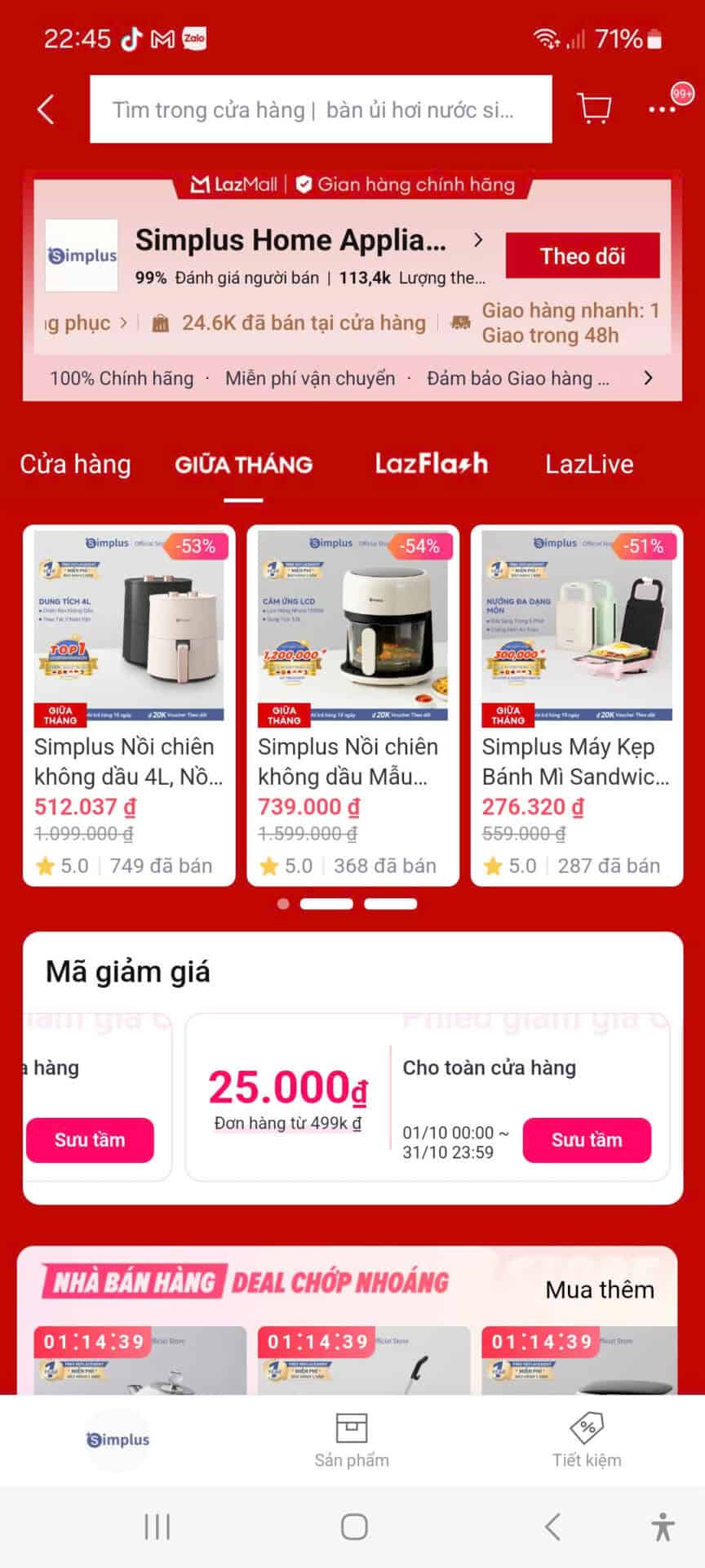 Nội dung giảm giá và mã khuyến mãi các sản phẩm gia dụng trên Trùm giảm giá, tổng hợp mã giảm giá, ưu đãi cho khách hàng mua sắm online tại lazada, shopee, tiki, sendo, sendo compat, điểm mua sắm giá rẻ, khuyến mãi tháng, giảm giá tháng, ưu đãi đặc biệt.