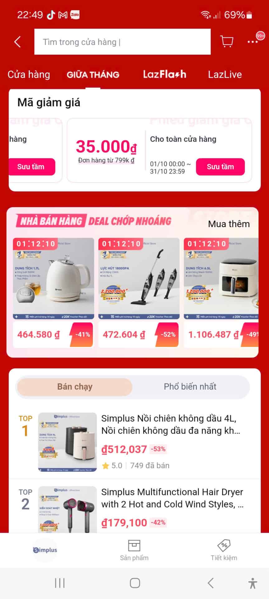 Khuyến mãi giảm giá, mã giảm giá hấp dẫn từ Trùm giảm giá, tổng hợp ưu đãi, mã coupon, giảm giá các mặt hàng điện tử, gia dụng, máy làm mát, đồ gia dụng, giảm giá sốc, các deal hot.