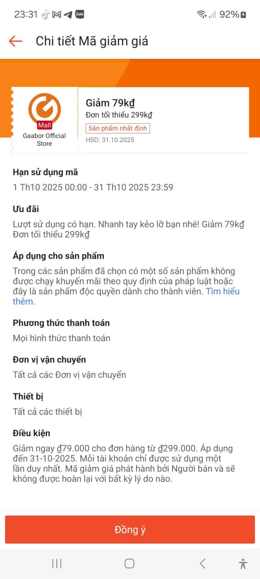 Mã giảm giá giảm 79k đồng cho sản phẩm trên Trùm giảm giá, tổng hợp mã giảm giá Hot, chính hãng, ưu đãi hấp dẫn.