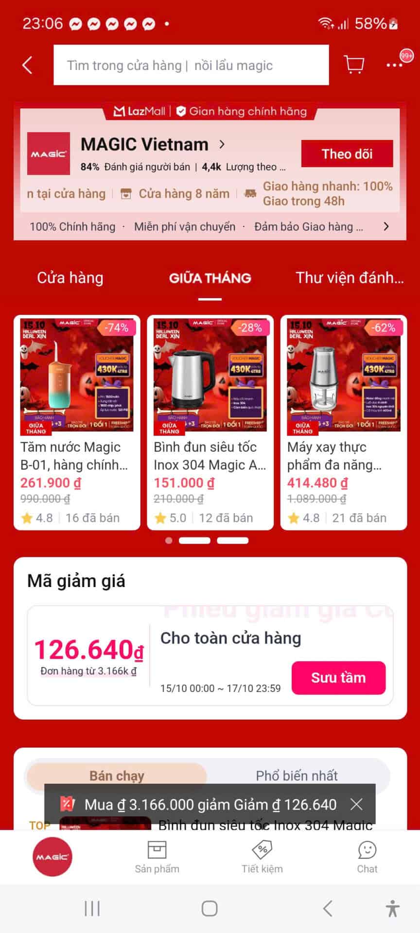 Nghiên cứu và tổng hợp mã giảm giá hiệu quả tại Trùm giảm giá, giúp bạn tiết kiệm tối đa khi mua sắm online. Đánh giá các mã giảm giá mới nhất, giảm giá hot từ các thương hiệu hàng đầu.