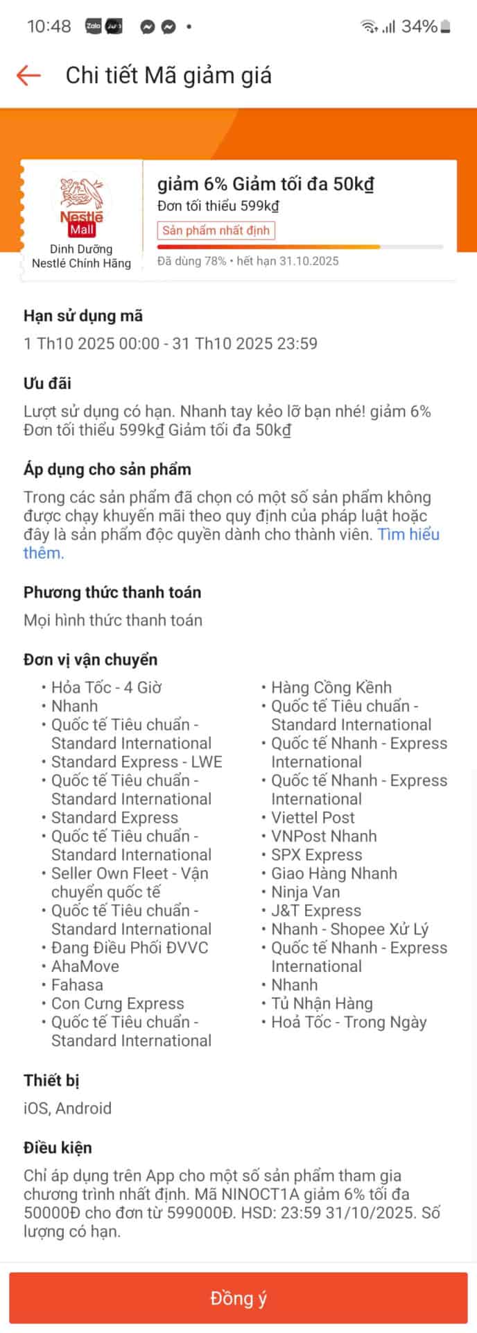 Giảm giá 6% mã giảm giá Trùm giảm giá, tổng hợp mã giảm giá các thương hiệu nổi bật, tối đa 50k, dễ dàng áp dụng, phù hợp mua sắm online góp phần tiết kiệm chi phí.
