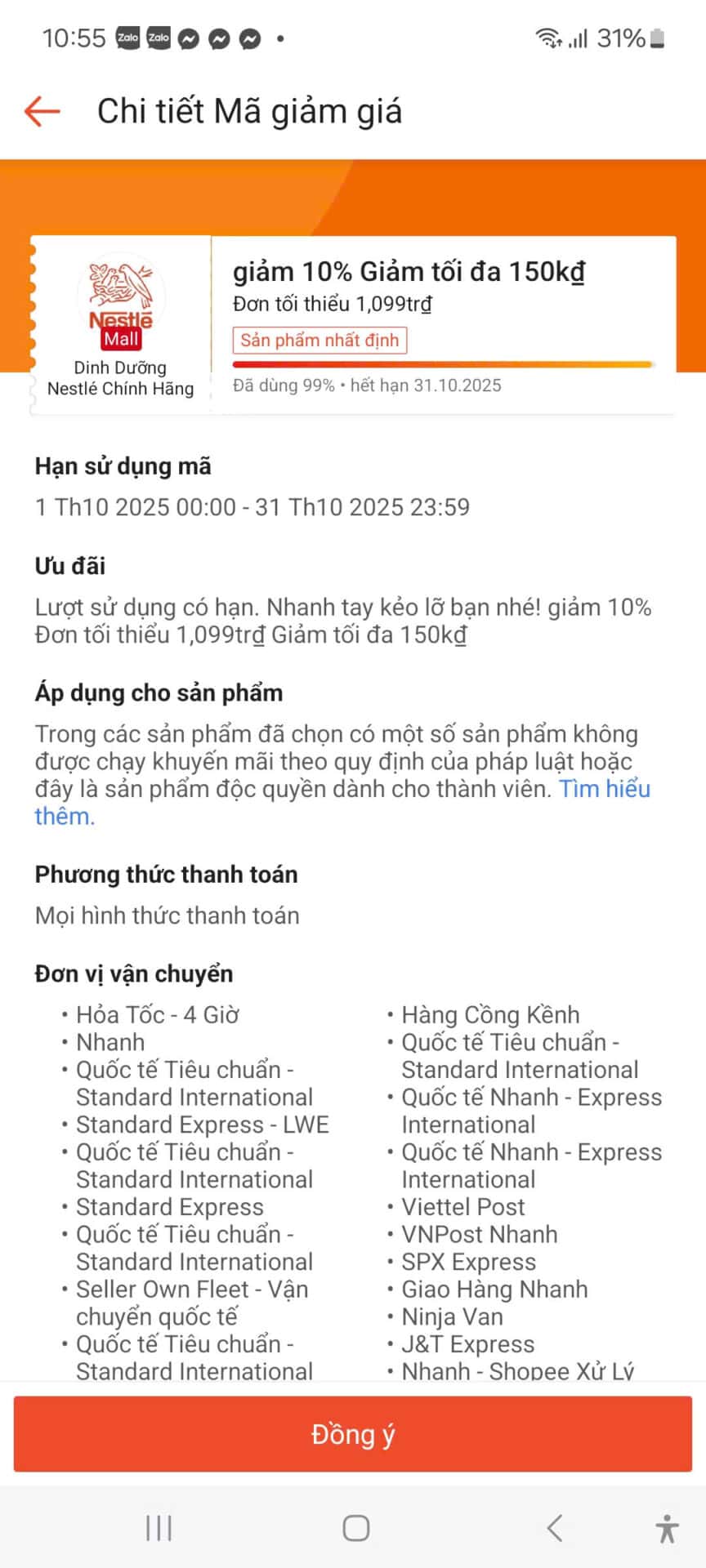 Giảm giá 10% cho thực phẩm Nestlé, mã giảm giá hấp dẫn, khuyến mãi giảm giá lớn, mã coupon trang thương mại điện tử, mã giảm giá shopee, lazada, tiki, nội dung ưu đãi độc quyền, mã giảm giá miễn phí vận chuyển, mã giảm giá cho đơn hàng lớn, mã khuyến mãi để tiết kiệm chi phí mua sắm online.