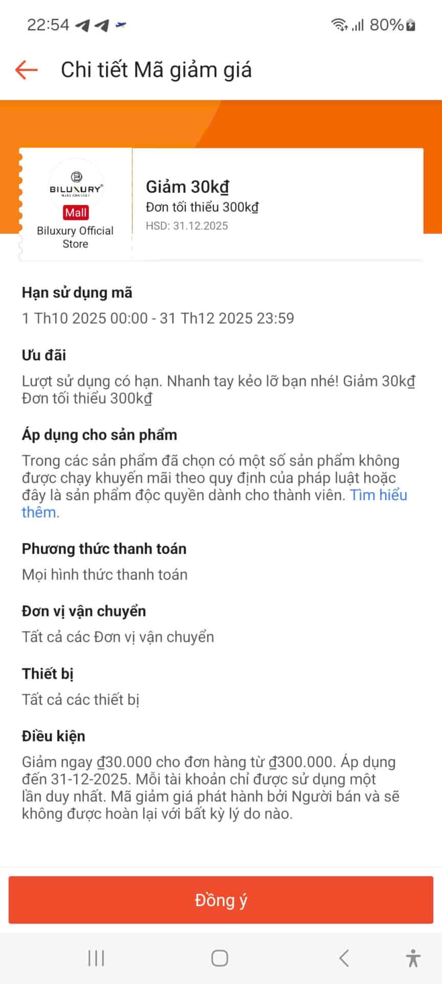 Giảm 30k đồng cho đơn hàng từ 300k đồng tại Trùm giảm giá, mã giảm giá có hạn sử dụng đến 31/12/2025, áp dụng cho nhiều sản phẩm và dịch vụ, nhanh tay để tiết kiệm chi phí mua sắm.