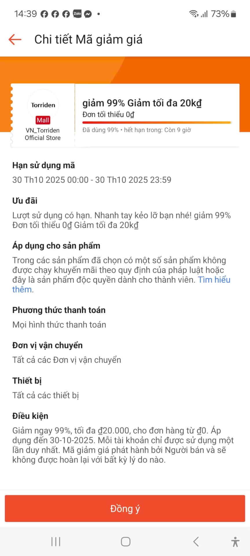 Giảm giá 99% mã giảm giá Trùm giảm giá tổng hợp mã giảm giá khuyến mãi lớn nhất 2023.