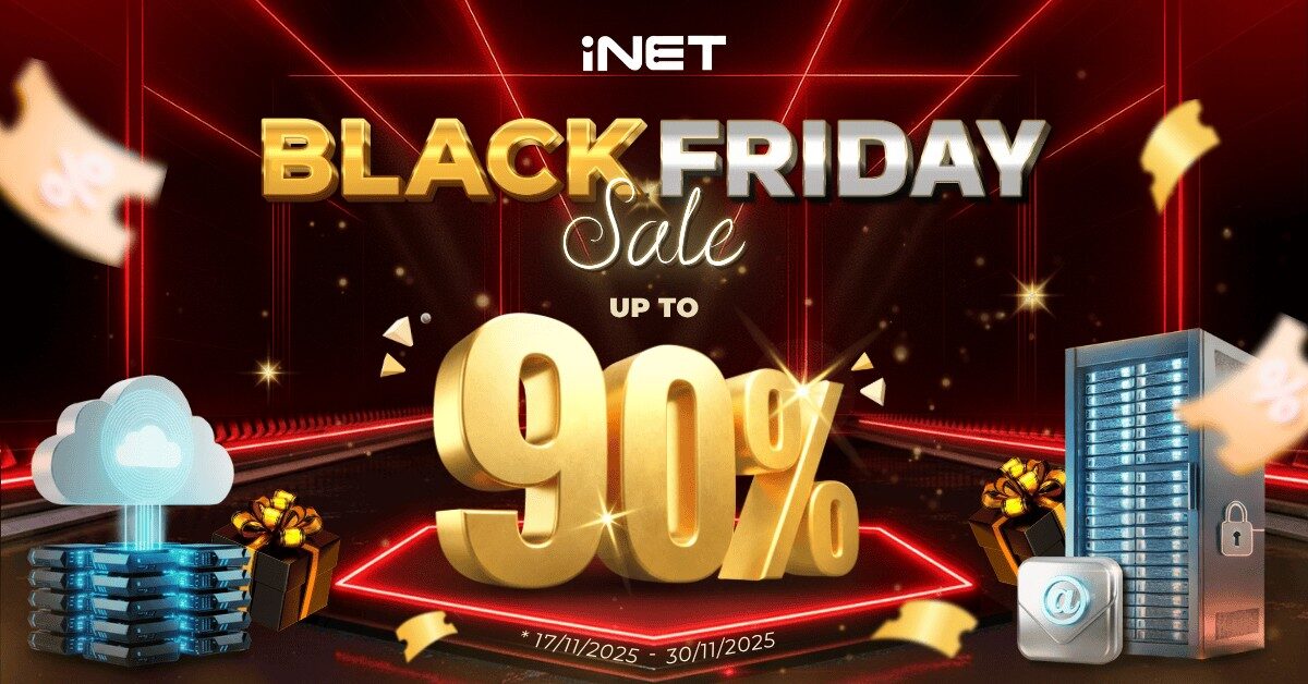[iNET] SIÊU SALE BLACK FRIDAY: Hàng loạt deal sốc đến 90%
