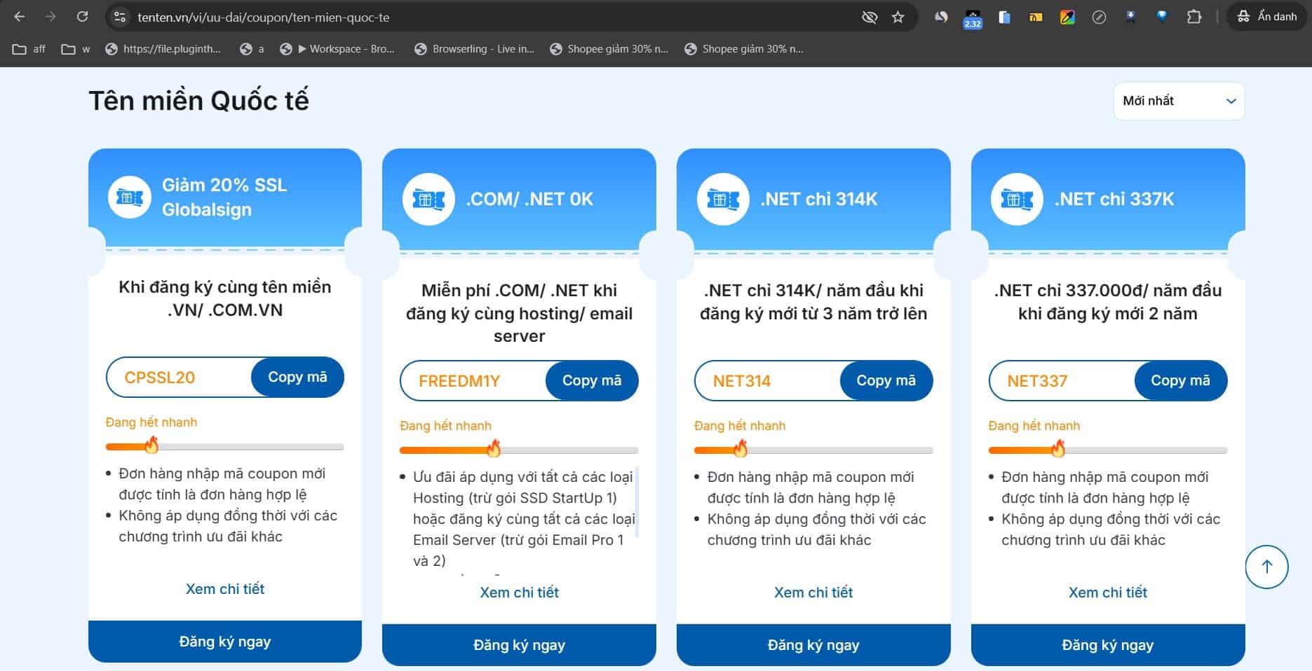 Mã giảm giá Trùm giảm giá, mã coupon giảm giá, tổng hợp mã giảm giá các trang web uy tín Việt Nam và quốc tế.