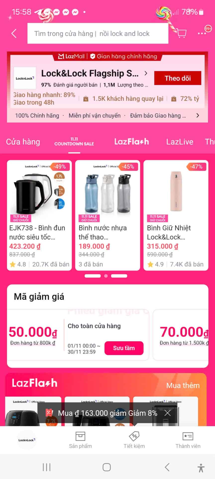 Tổng hợp mã giảm giá Lazada, khuyến mãi lớn, ưu đãi giảm giá hàng đầu, mã giảm giá 50K, 70K cho các sản phẩm điện tử, gia dụng, thời trang và nhiều hơn nữa trên Trùm giảm giá.