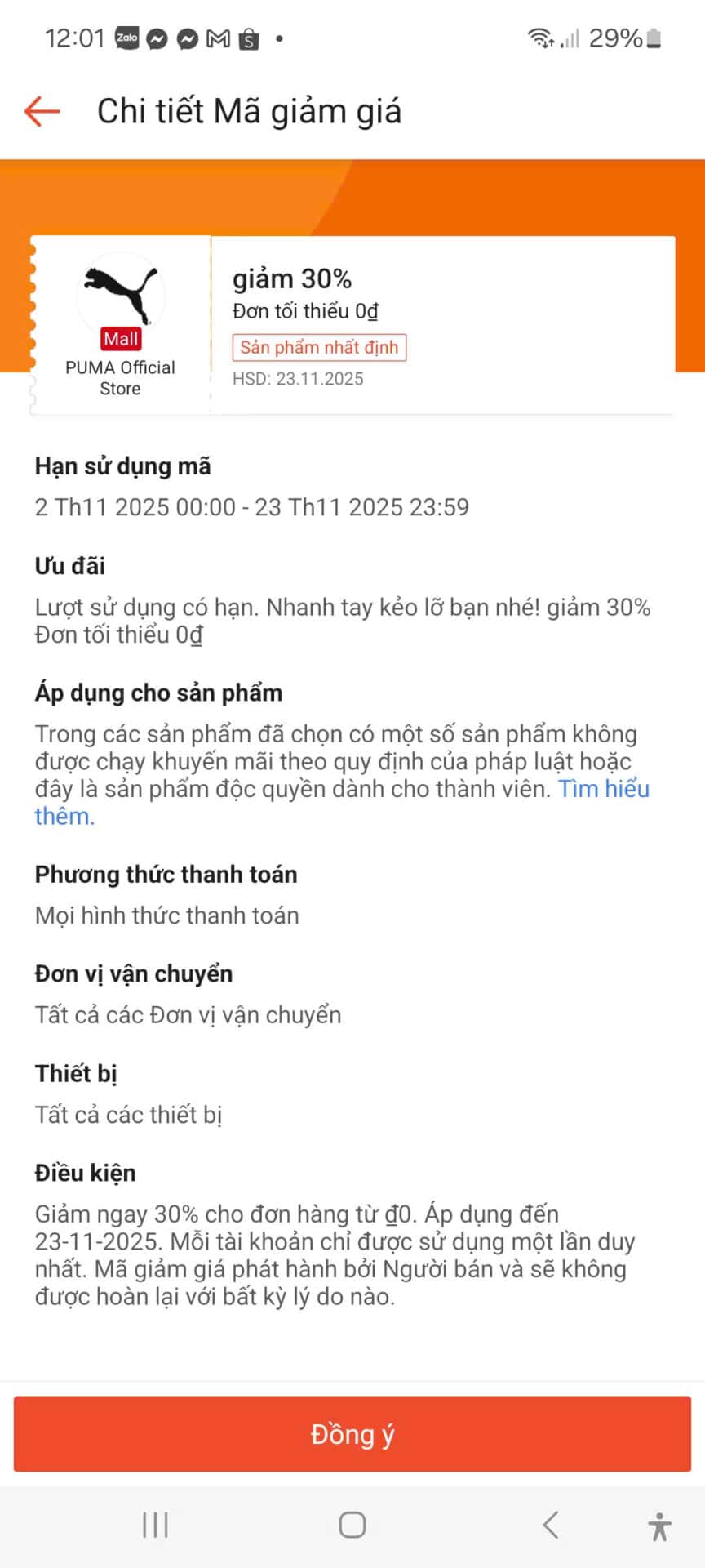 Giảm giá 30% trên mã giảm giá PUMA Official Store, ưu đãi hạn sử dụng, mã giảm giá độc quyền, khuyến mãi thể thao, mua sắm giảm giá, mã giảm giá online, giảm giá lớn, ưu đãi đặc biệt.