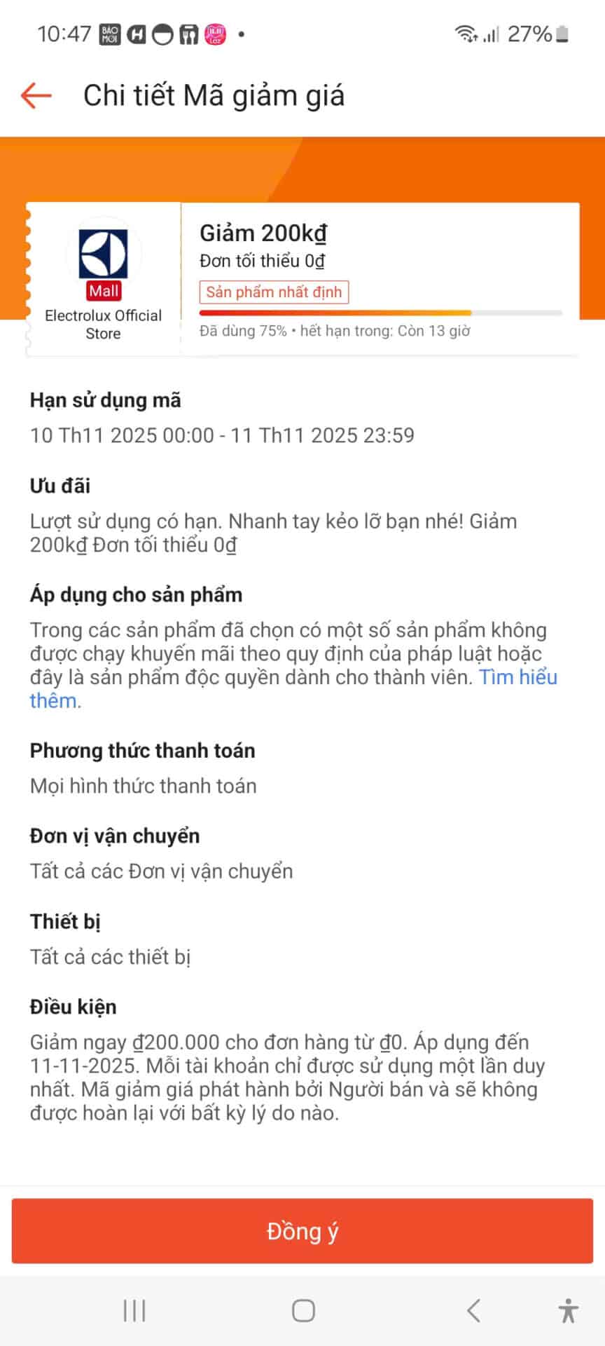 Giảm giá mã giảm giá Electrolux, coupon giảm 200k, mã giảm giá Electrolux, mã giảm giá điện tử Electrolux, mã giảm giá Electrolux uy tín.